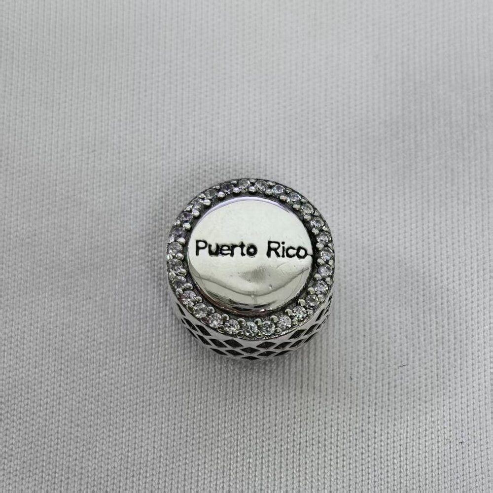 Pandora Puerto Rico Travel Exclusive Charm Pendant, S925 Silver Jewelry - Picture 2 of 4